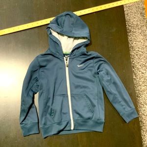 NIKE Therma-Fit blue Hoodie size 7
